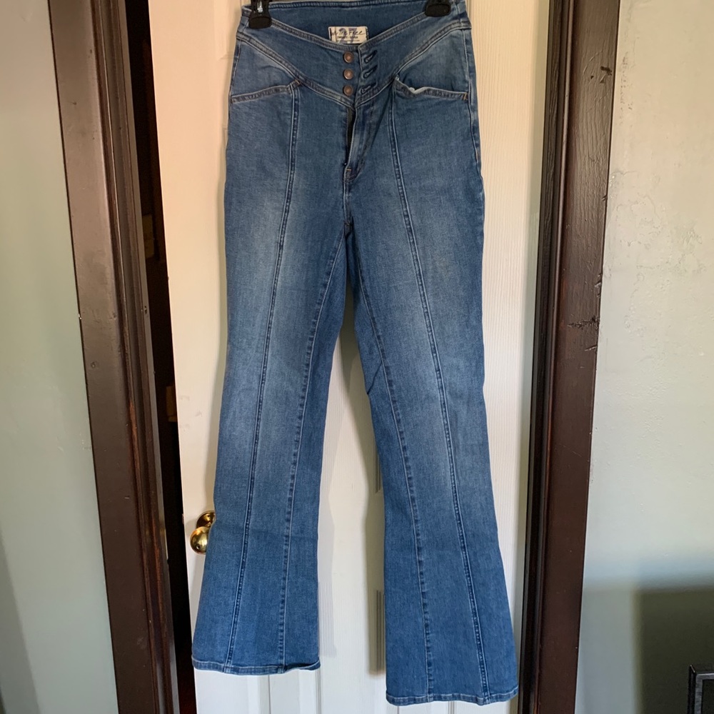 Free People CRVY Rockaway Bootcut Jeans